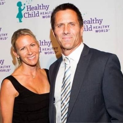 Erin Bolte with her husband, Rob Estes